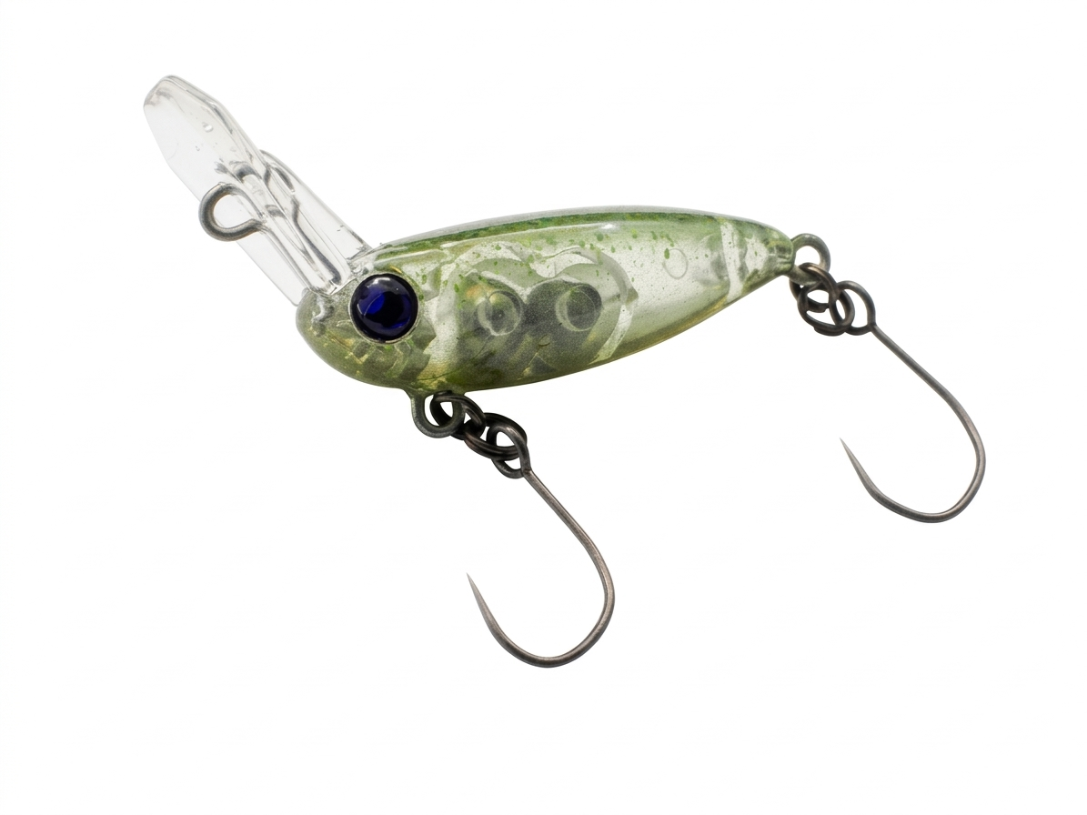 Rodio Craft USSA XS #20 Wobbler, detailreiche Angelköder mit schimmernder Oberfläche, für Forellen- und Raubfischangeln