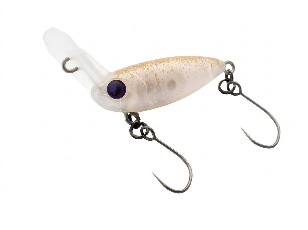 Rodio Craft USSA XS #18 Wobbler, detailreiche Angelköder mit schimmernder Oberfläche, perfekt für Forellen und Raubfische