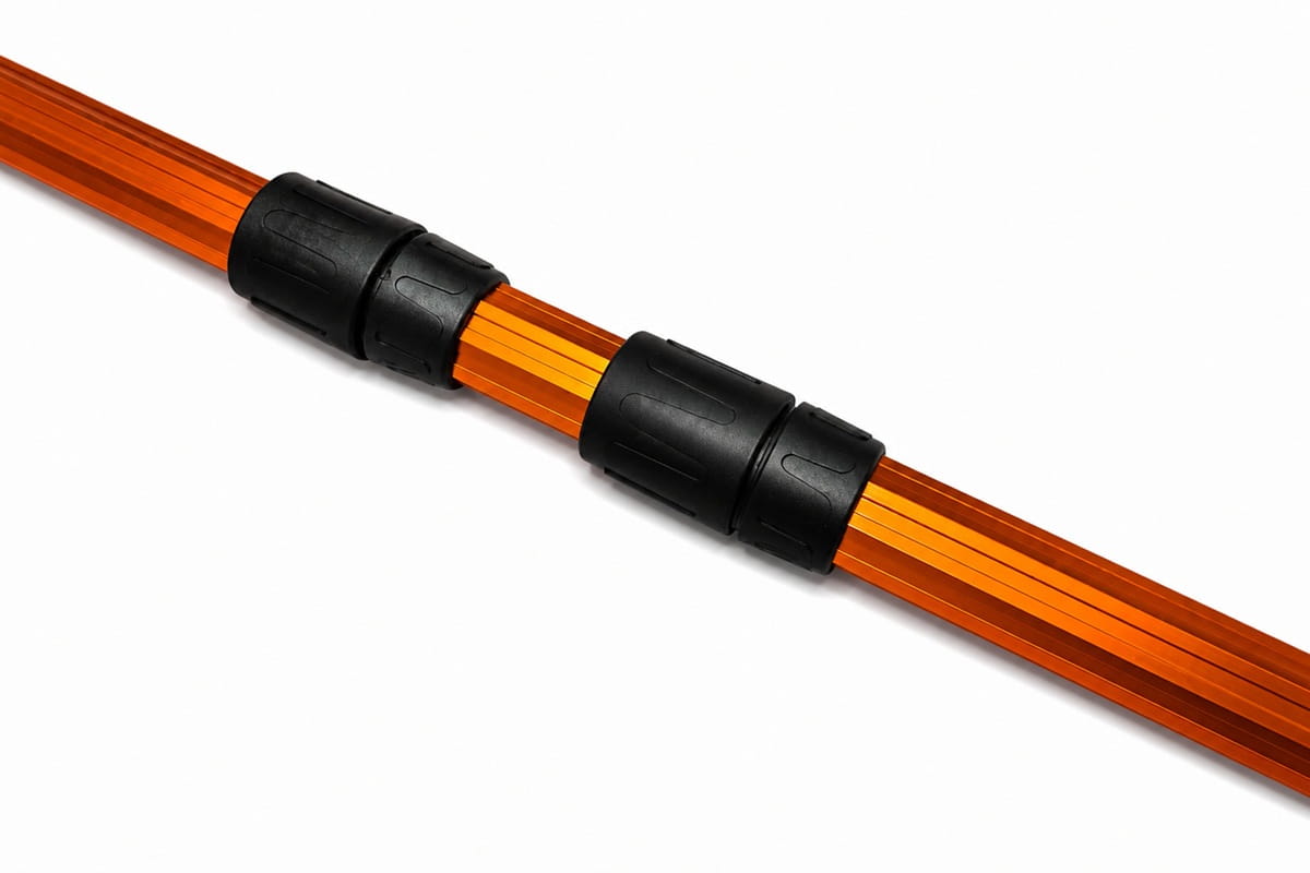 Forellenkescher SAFETY FIRST bis 3 m – Teleskopkescher mit 40 cm Netztiefe