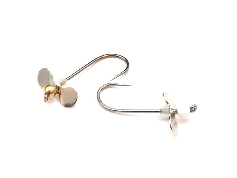 Pro Hooks Haken mit Propeller und Tungsten Perle - SP-Fishing