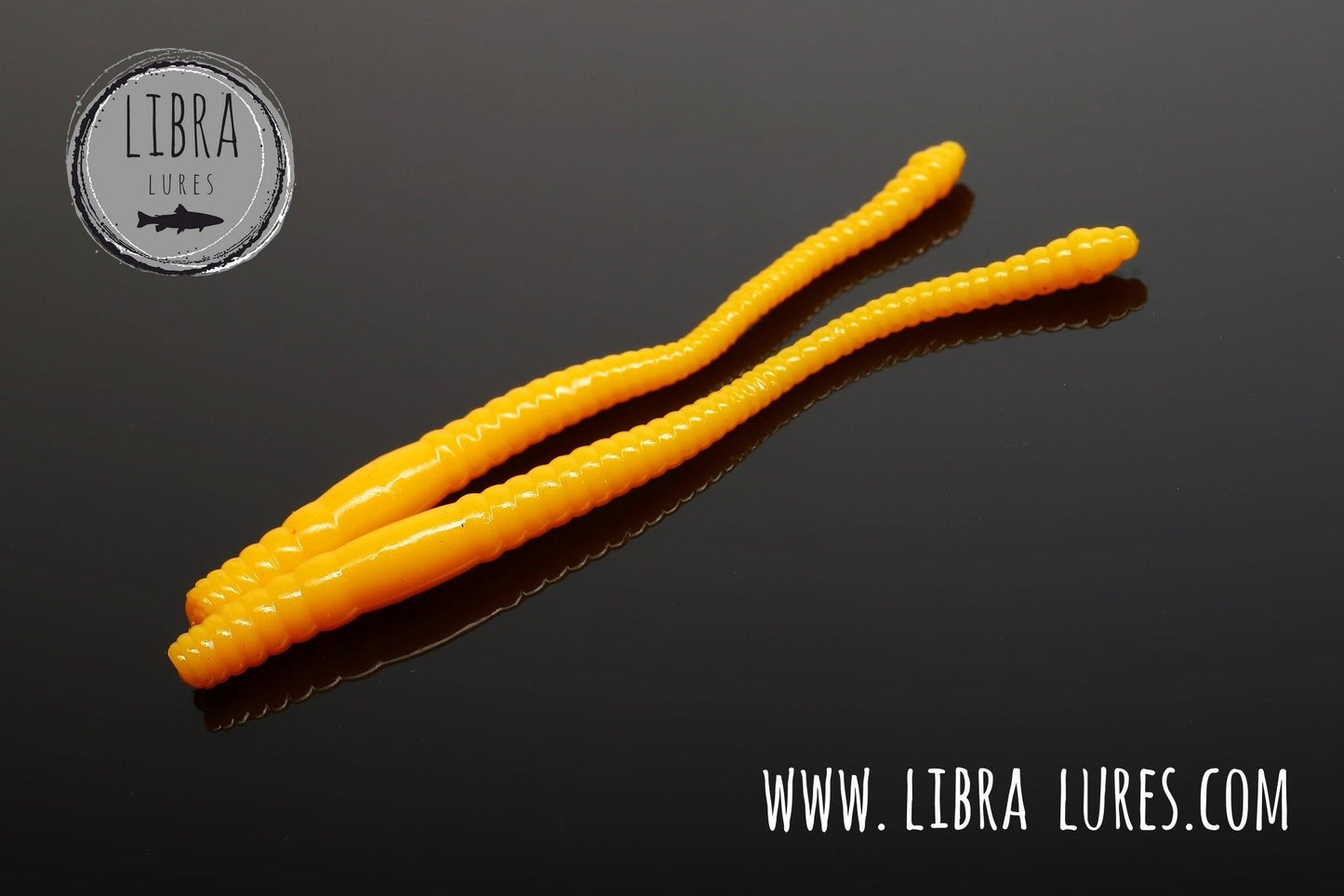 LIBRA LURES DYING WORM 70mm Aroma Käse - SP-Fishing