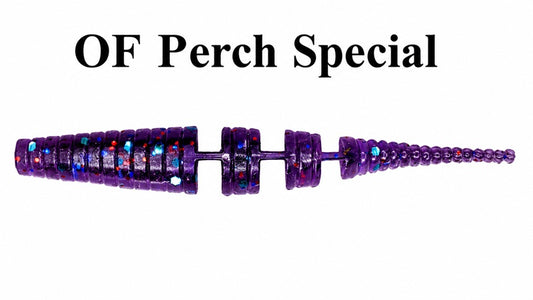 Gummiköder OLEK-Fishing Special Worm 7 cm, weicher Köder zum Angeln mit realistischem Design, auf dem Bild.