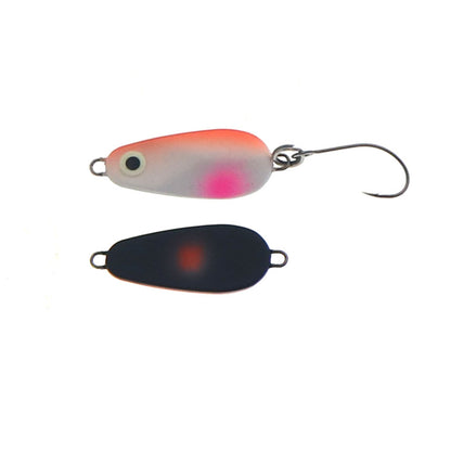 Perfekte Angelhaken Bullshark Spoon 3g von Perfect-Fishing, glänzender Löffel zum Angeln, zeigt den silbernen Angelköder in der Aufnahme.