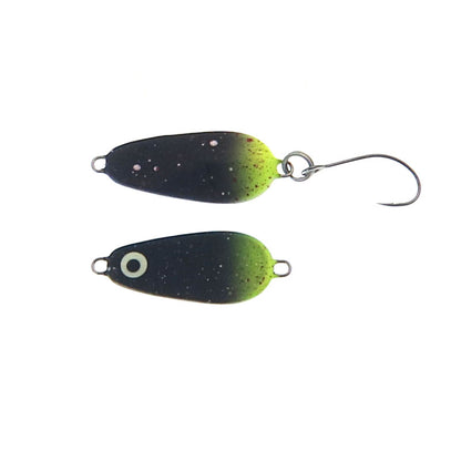 Perfekter Angelhaken Bullshark Spoon 3g von Perfect-Fishing, silberner Löffel zum Angeln mit glänzender Oberfläche.