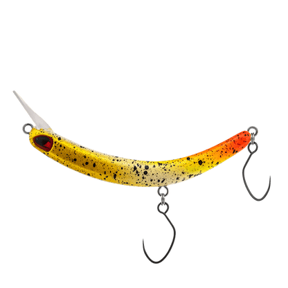PROBAITS Tumbling Banana Wobbler – Forellen Crankbait Overhead Lip-Crank 10272