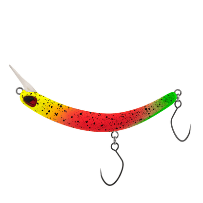 PROBAITS Tumbling Banana Wobbler – Forellen Crankbait Overhead Lip-Crank 10315