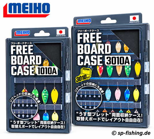 Meiho Free Board Case 1010A / 3010A – Praktische Tacklebox für Angelzubehör
