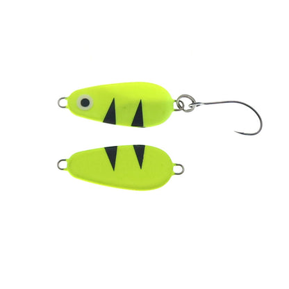 Perfekte Angelkugel: Bullshark Spoon 3g von Perfect-Fishing, silberner Angelblei mit gebogener Form zum Angeln.