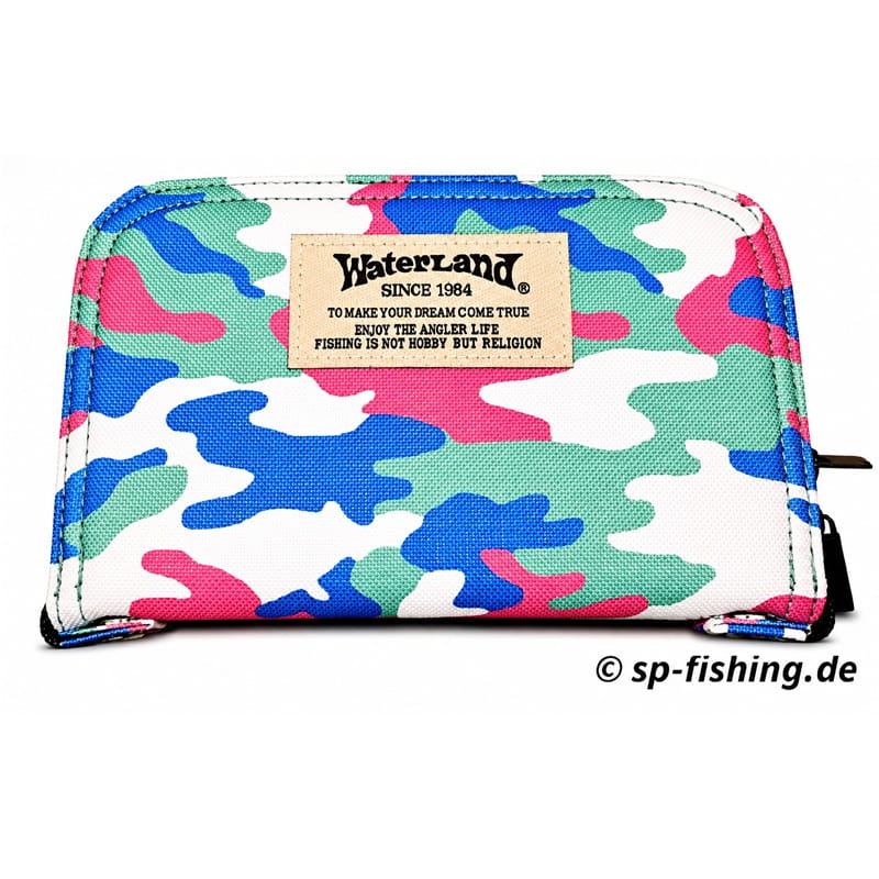 Wasserland Spoon Wallet Tasche mit Camouflage-Muster, elegante und praktische Geldbörse aus robustem Material.