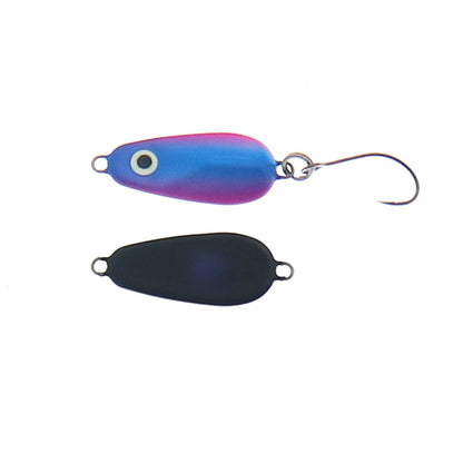 Perfeckte Fishing Bullshark Spoon 3g Angelblei in Silber mit rot-weißer Spitze, zum Angeln auf Raubfische, auf 33.jpg sichtbar