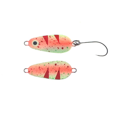 Perfekter Angelköder Bullshark Spoon 3g von Perfect-Fishing, silberner Angellöffel mit gewelltem Design für Raubfischangeln