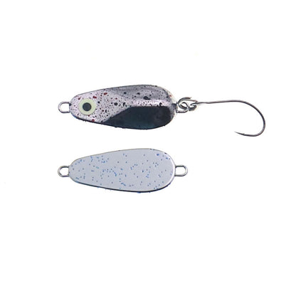 Perfekte Angelhaken Bullshark Spoon 3g von Perfect-Fishing, glänzender Angelköder mit schlankem Design, ideal für Raubfischangeln