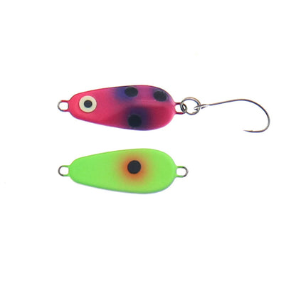 Perfekte Angelhaken Bullshark Spoon 3g von Perfect-Fishing, detailreiche Ansicht des metallischen Köders mit schimmernder Oberfläche.
