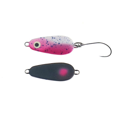 Perfekte Angelkugel, Bullshark Spoon 3g von Perfect-Fishing, zeigt die elegante Angelblei mit gebogener Form und glänzendem Finish.