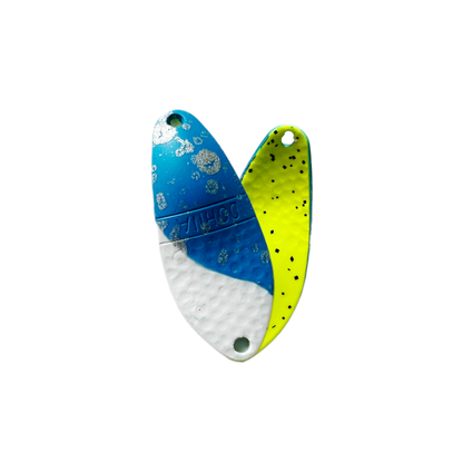 Angler´z System Antem Dohna DDG NEO-04 Angelblei, silberner Spoon zum Angeln, detailreiche Aufnahme