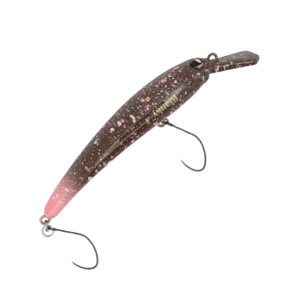 ROB Lure Blanky 65F EM06 wobbler in vibrant colors, showcasing its realistic design and detailed features for fishing.