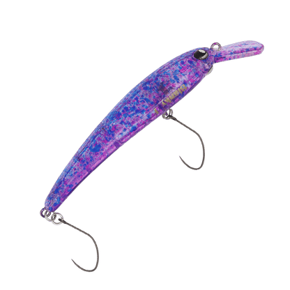 ROB Lure Blanky 65F EM08 wobbler in vibrant color design, showcasing its realistic fish-like shape and detailed finish.