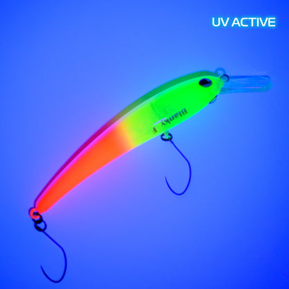 Rob Lure Blanky 65F FA01 Wobbler mit UV-Finish, vielseitiger Angelköder für Forellen und Raubfische, detailreiche Lackierung.