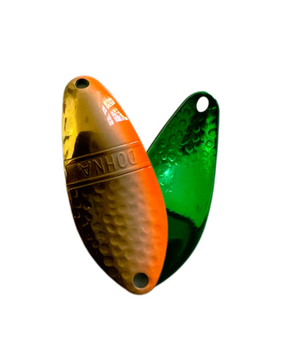 Angler'z System Antem Dohna DDG 2023-01 spoon in metallic finish, showcasing its sleek design and curved shape.