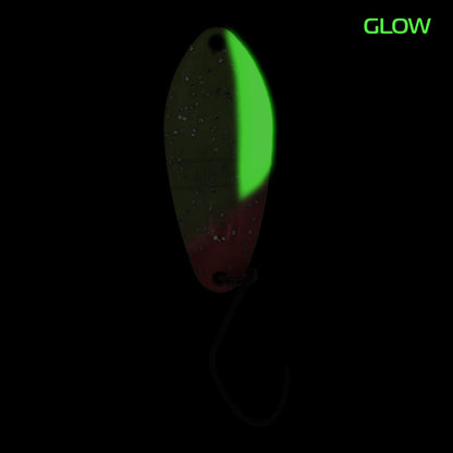 Angler´z System Antem Dohna EM01 Glow Angelköder in 25g, silberfarben mit leuchtender Oberfläche, zum Angeln.