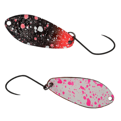 Angler´z System Antem Dohna EM29 Angelblei, 25g, silberfarbener Spoon für Angeln, detailreiche Nahaufnahme