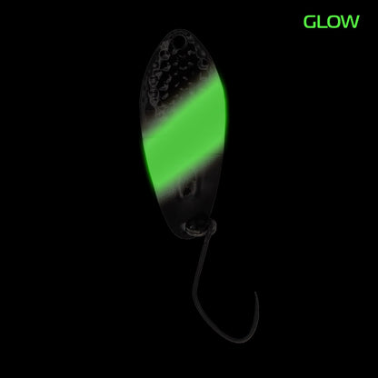 Angler'z System Antem Dohna EM30 glow spoon in vibrant colors, showcasing 25g design for effective fishing.