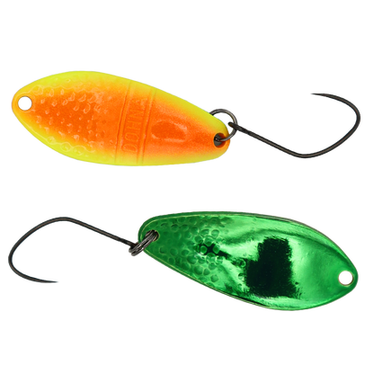 Angler'z System Antem Dohna FA04 spoon with vibrant colors and a sleek design, perfect for fishing enthusiasts.