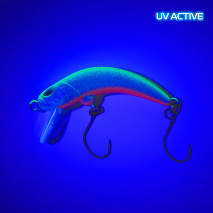 Fangenswert FAGO 40S EA01 UV Aktiv Wobbler Forellenköder