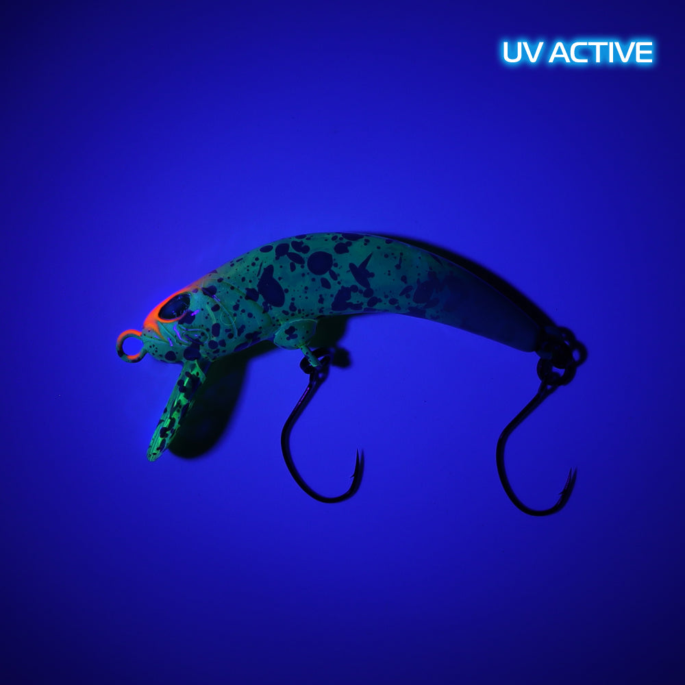 Fangenswert FAGO 40S EA06 UV Aktiv Wobbler Forellenköder
