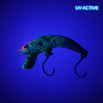 Fangenswert FAGO 40S EA06 UV Aktiv Wobbler Forellenköder