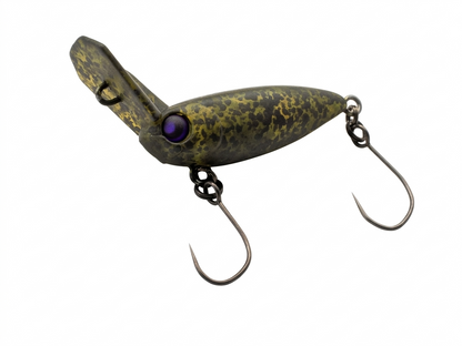 Rodio Craft USSA XS #24 Wobbler, detailreiche Angelköder mit rot-weißer Farbgebung für Forellen und Raubfische.