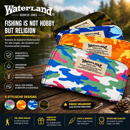 Waterland Spoon Wallet Tasche aus Leder mit mehreren Fächern, stilvoll und funktional, auf dem Foto abgebildet
