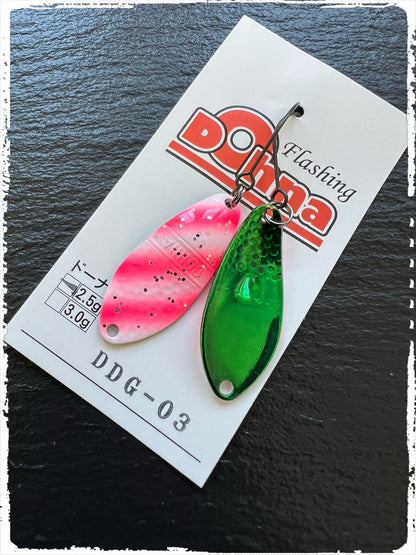 Angler'z System Antem Dohna DDG 2022-03 spoon featuring a sleek design and vibrant colors for effective fishing.