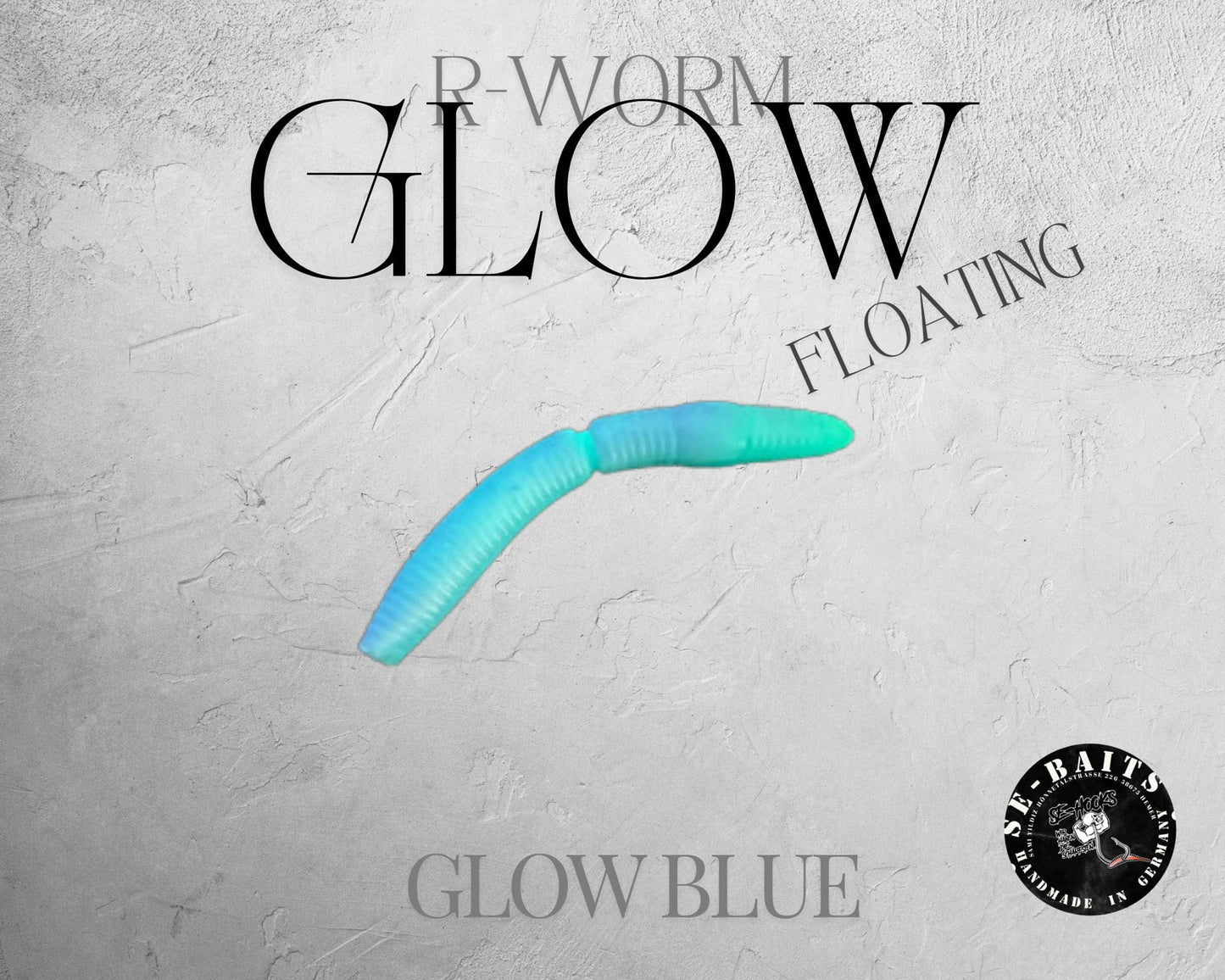 SE-BAITS R-WORM GLOW EXTREME FLOATING