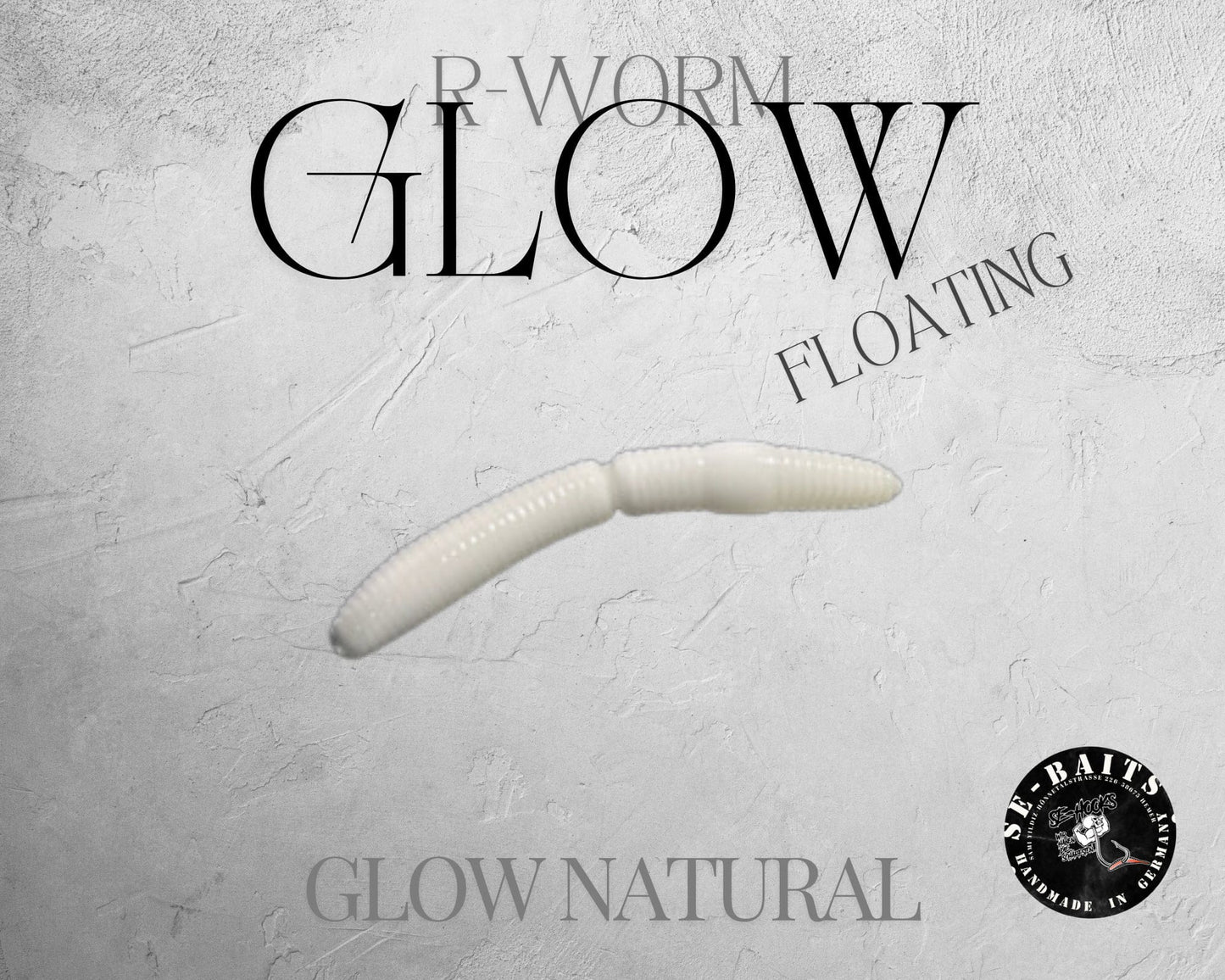 SE-BAITS R-WORM GLOW EXTREME FLOATING