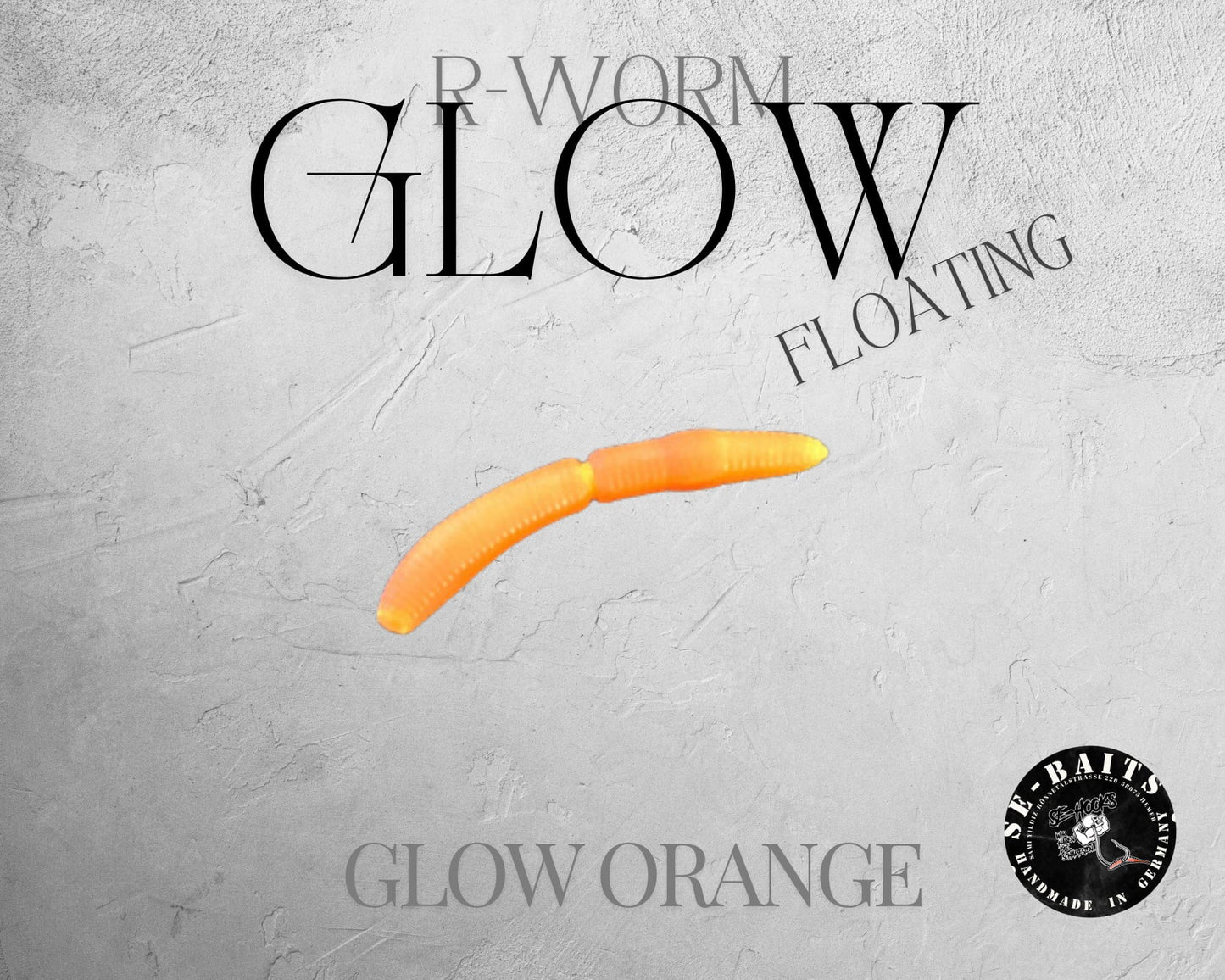 SE-BAITS R-WORM GLOW EXTREME FLOATING