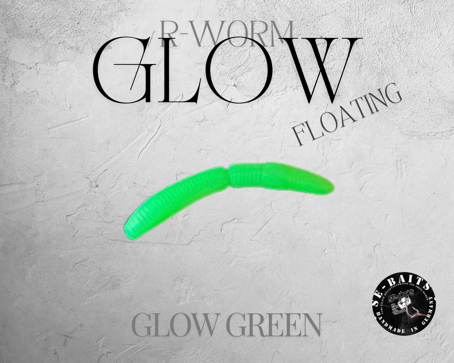 SE-BAITS R-WORM GLOW EXTREME FLOATING