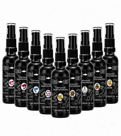 Libra Lures Aroma Spray Flavour Attractant in Sprayflasche, lockeres Flavour für Köder und Angelzubehör