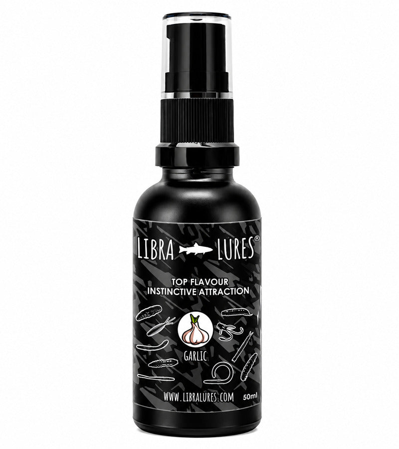 Libra Lures Aroma Spray mit Knoblauch-Geschmack, Angelköder-Aromatisierung für bessere Fangergebnisse