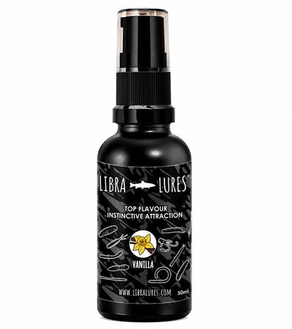 Libra Lures Aroma Spray Vanille, Duftstoff und Lockstoff für Fischangeln, Flavour Attractant in Sprayform