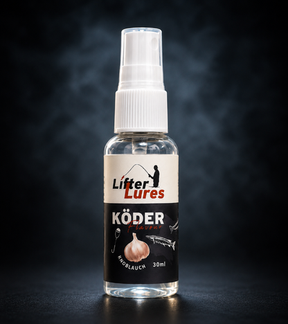 Lifter Lures Flavour Knoblauch 30 ml Flavour Attractant in Dispenser, ideal für Angeln mit aromatischem Knoblauchgeschmack