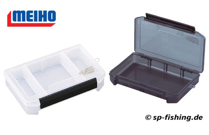 Meiho VS-3010 NDM Angelkoffer mit Köderhalter im Inneren, platzsparendes Tacklebox für Angler, robuste Kunststoffbox