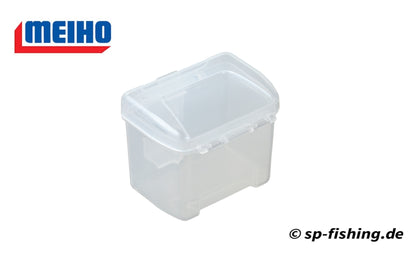 Meiho Tacklebox Bait Box 100 für Bucket Mouth, mit Köderhalter und robustem Kunststoff, ideal für Angelausrüstung