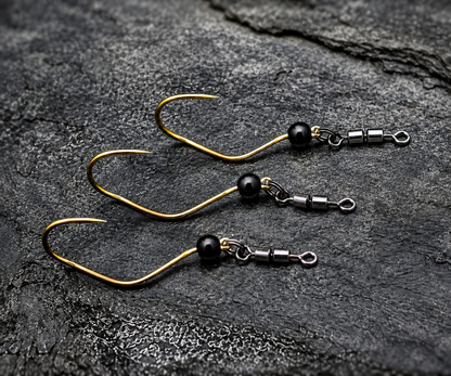 Soorex Pro Hooks Flutter Rig 2.0 Haken mit Tungsten Perle
