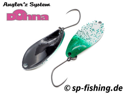 Hübscher Angel-Löffel von Angler´z System Antem Dohna, limitierte Edition 2023, schimmerndes Angelzubehör, Nahaufnahme