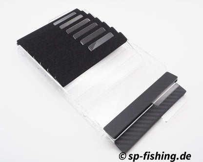 SP-Fishing Meiho Spooneinlage for 7070/7070N tacklebox, featuring organized compartments for fishing spoons and tackle.