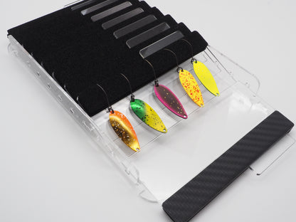 SP-Fishing Meiho Spooneinlage for tacklebox 7070/7070N, showcasing organized compartments for fishing tackle storage.