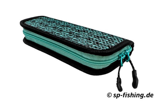 Rodio Craft Spoon Wallet Bag L - Black Turquoise