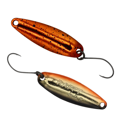 Fangenswert RAFFT 4.6 g EA10 spoon in vibrant colors, showcasing its unique design and sleek shape for effective fishing.