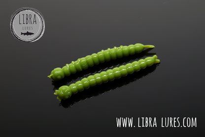 LIBRA LURES SLIGHT WORM Forellen Gummiköder Auftreibend mit Aroma